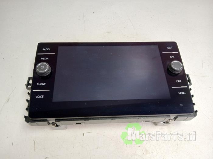 Display Multi Media regelunit van een Volkswagen Golf, Auto-onderdelen, Gebruikt, -, Volkswagen, -