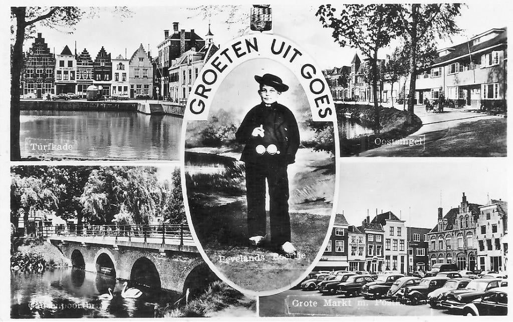 Groeten uit Goes., Ophalen of Verzenden, 1960 tot 1980, Ongelopen, Zeeland