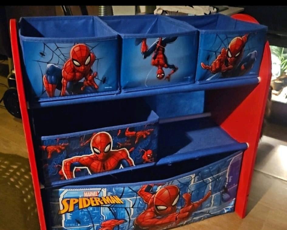 Spiderman Kinderkast, Kinderen en Baby's, Kinderkamer | Commodes en Kasten, Minder dan 90 cm, Gebruikt, Ophalen of Verzenden, Minder dan 50 cm