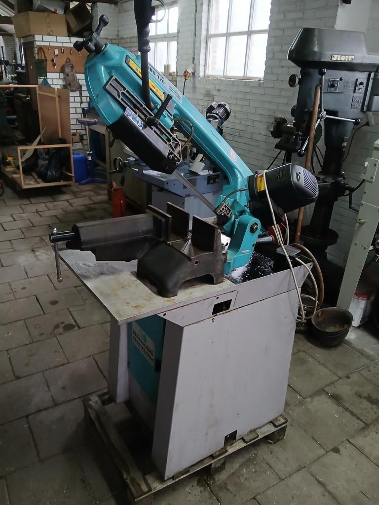 Bandzaagmachine Berg & Schmid MBS 170, Ophalen, 1200 watt of meer, Lintzaag, 70 mm of meer