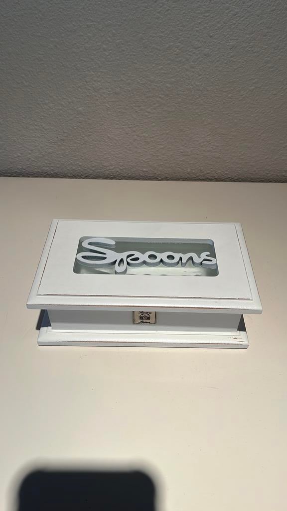 Spoons box riviera maison, Huis en Inrichting, Ophalen of Verzenden, Zo goed als nieuw, Overige stijlen, Overige typen