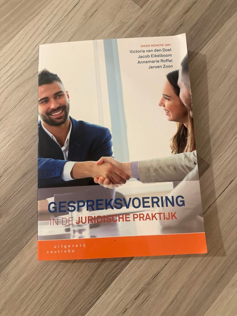 Gespreksvoering in de juridische praktijk - Nieuw!, Boeken, Studieboeken en Cursussen, Ophalen of Verzenden, Alpha, Nieuw, HBO