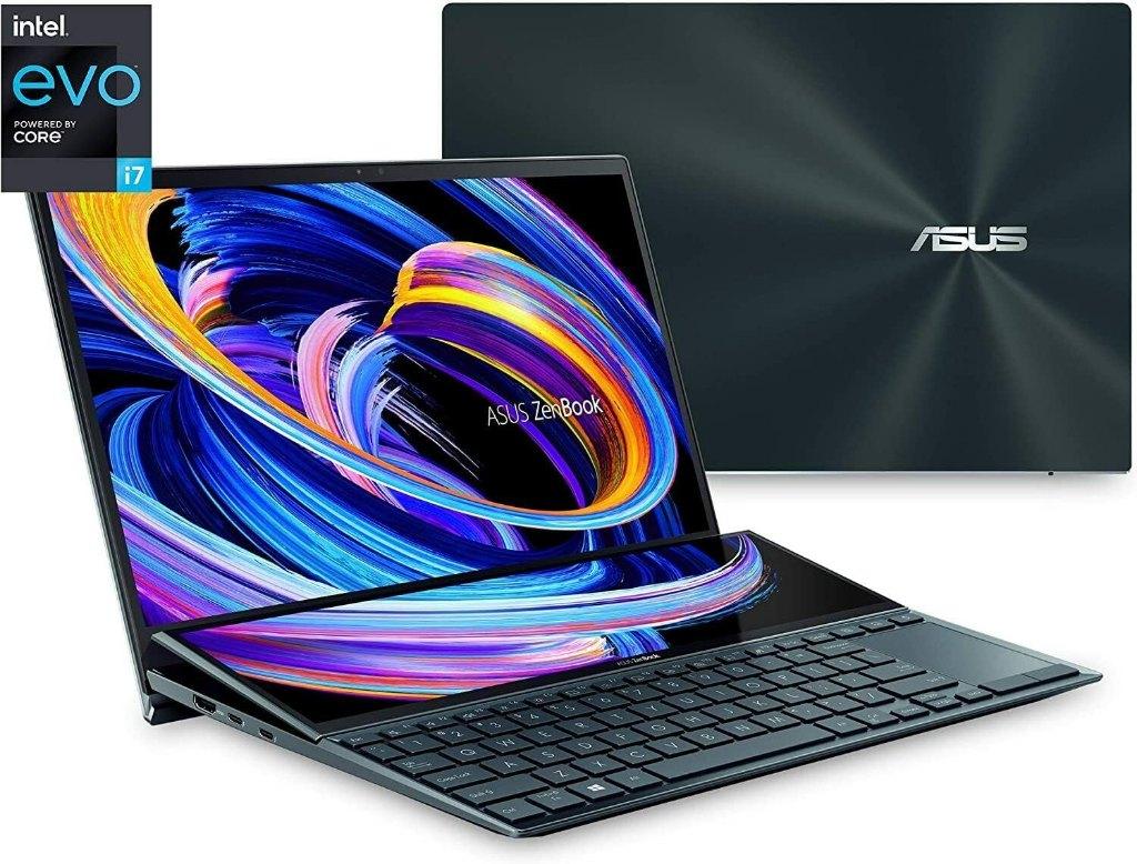 ASUS Zenbook Duo 14  Intel Core i7  16GB RAM, Computers en Software, Windows Laptops, Zo goed als nieuw, 14 inch, SSD, 2 tot 3 Ghz