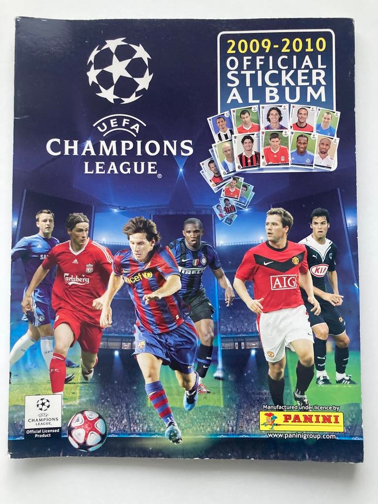 Panini Champions League 2009-2010 - Leeg Album, Ophalen of Verzenden