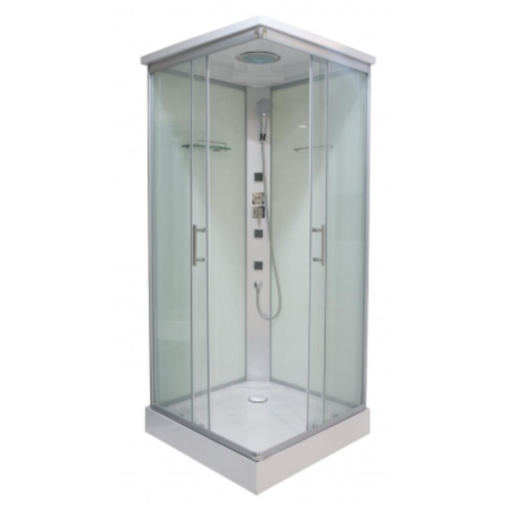 Complete Gesloten Douchecabine 90x90 Wit Vierkant Kitvrij, Doe-het-zelf en Verbouw, Sanitair, Nieuw, Douche, Ophalen of Verzenden