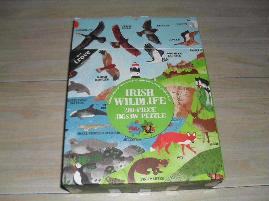 Irish Wildlife puzzle 200 stukken, Ophalen, Minder dan 500 stukjes, Zo goed als nieuw, Legpuzzel