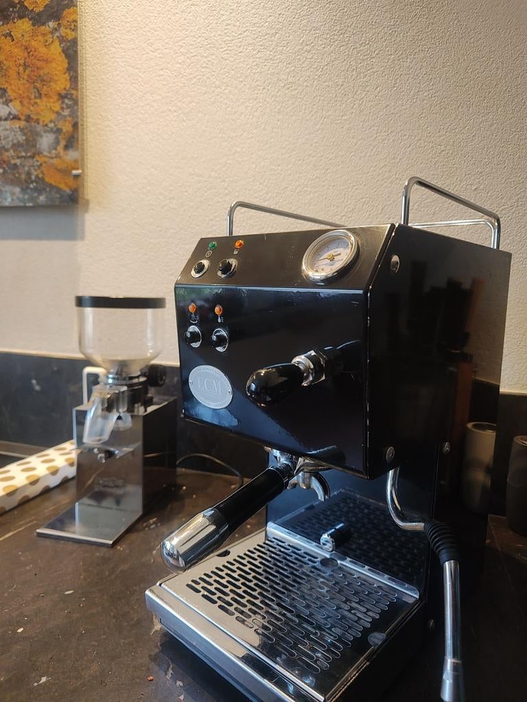 ECM casa zwart  espresso machine, Witgoed en Apparatuur, Koffiezetapparaten, 10 kopjes of meer, Ophalen, Espresso apparaat
