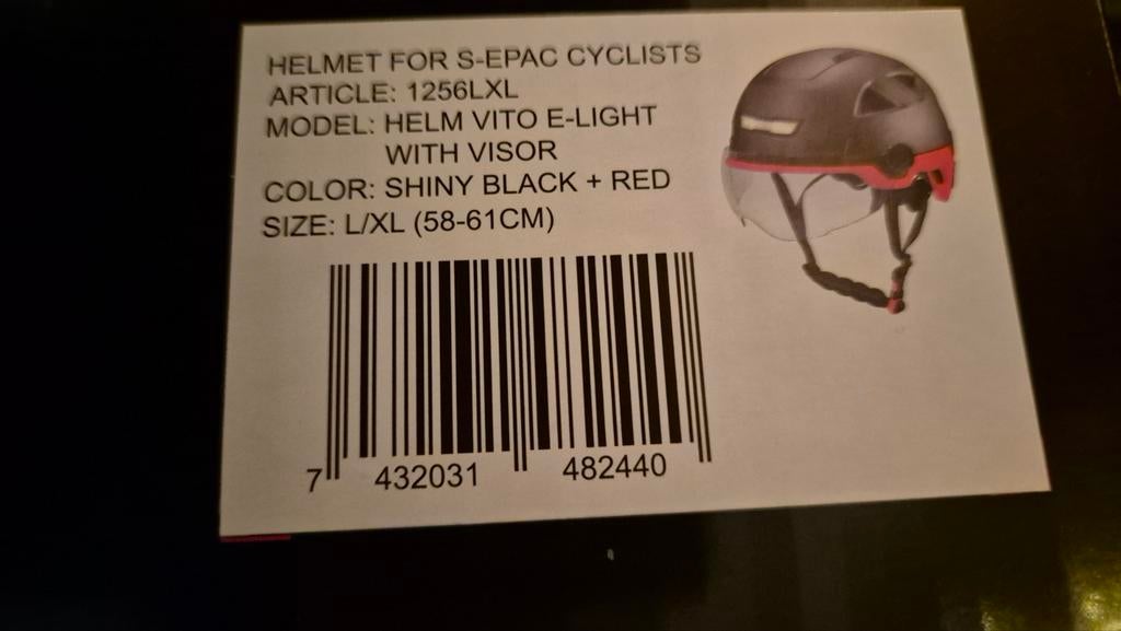 Helm Vito E-Light - Nieuwstaat, Fietsen en Brommers, Ophalen, Vito, Nieuw, XL
