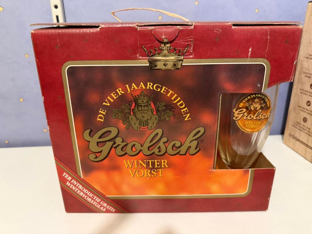 Grolsch Winter Vorst, Verzamelen, Biermerken, Ophalen, Zo goed als nieuw, Glas of Glazen, Grolsch
