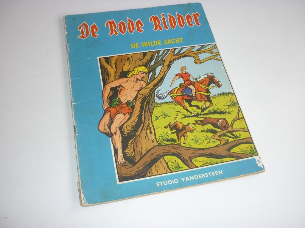 Vandersteen: de Rode Ridder 37. De Wilde Jacht (1e druk), Boeken, Stripboeken, Eén stripboek, Ophalen of Verzenden, Gelezen