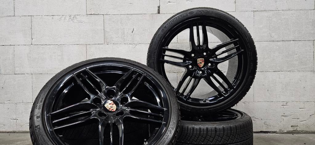 20" Porsche 911 991 originele velgen Michelin winterbanden, Banden en Velgen, V, Personenwagen, V