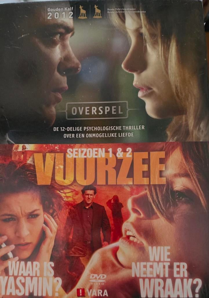 Overspel & Vuurzee Seizoen 1 & 2 DVD Boxset, Cd's en Dvd's, Dvd's | Tv en Series, Zo goed als nieuw, Thriller, Boxset, Vanaf 12 jaar