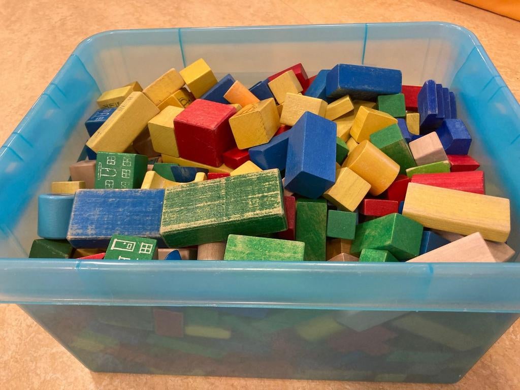 Houten blokken, Ophalen