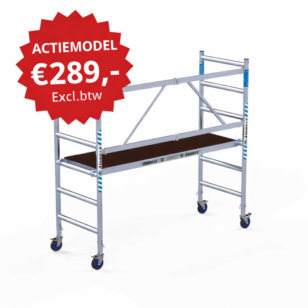 NR1🏆 kamersteiger Alumexx GOEDKOOPSTE VAN NEDERLAND €259,-, Doe-het-zelf en Verbouw, Steigers, Ophalen of Verzenden, Nieuw, Rolsteiger of Kamersteiger