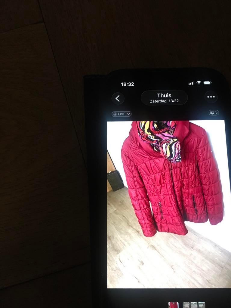 Taifun winterjas Bordeauxrood maat M, Kleding | Dames, Jassen | Winter, Ophalen of Verzenden, Zo goed als nieuw, Maat 38/40 (M)