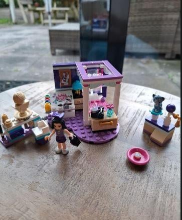 Lego Friends Emma's luxe slaapkamer 41342, Ophalen of Verzenden, Zo goed als nieuw, Complete set, Lego