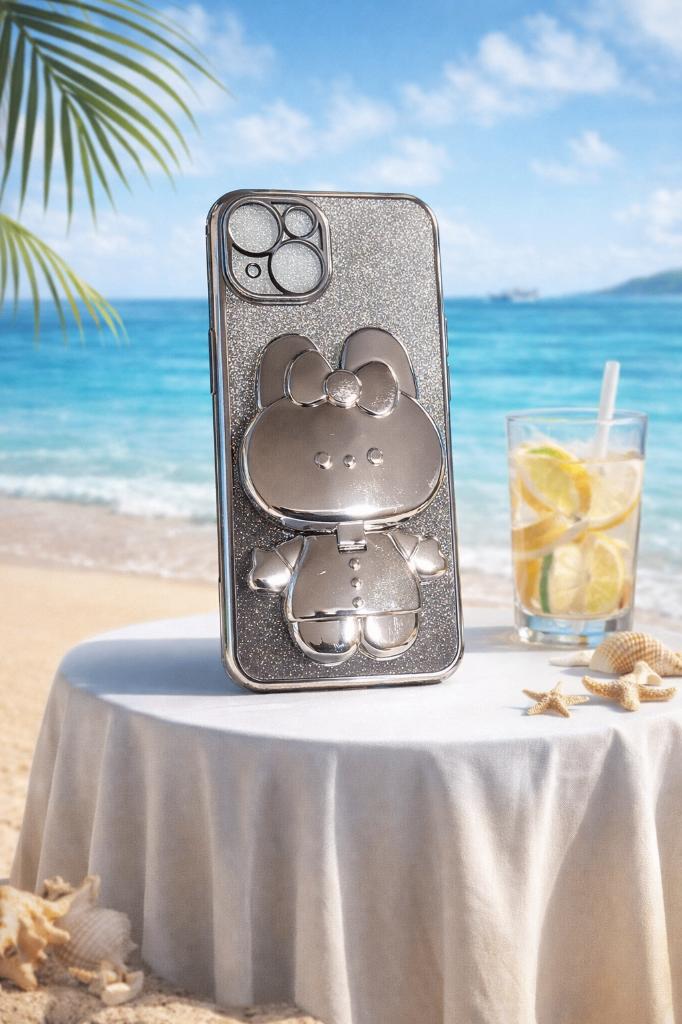 Telefoonhoesje Voor iPhone 15 Zilver, Verzenden, Nieuw, Frontje of Cover