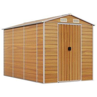 Geheel onderhouds vrij tuinhuis nieuw in doos, Zo goed als nieuw, Zonder ramen, Metaal, Ophalen