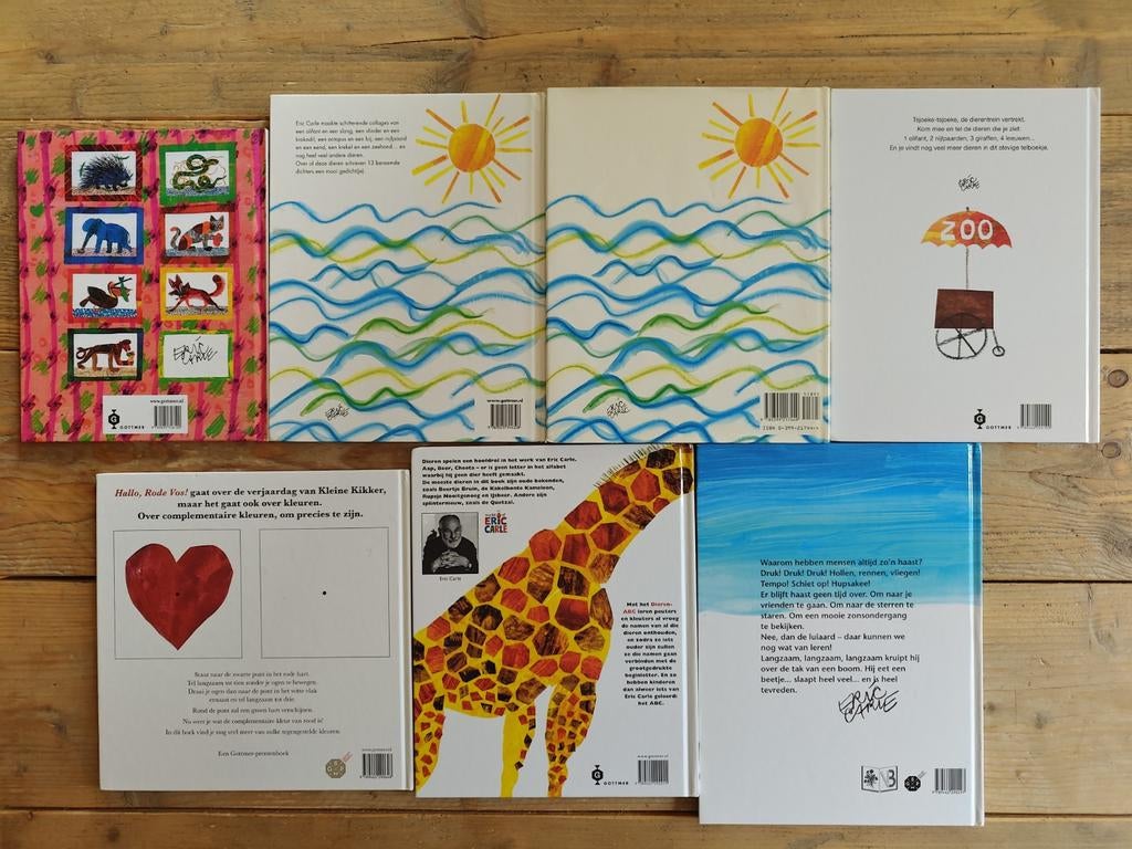 7 Prentenboeken van Eric Carle., Boeken, Ophalen of Verzenden, Zo goed als nieuw, Fictie algemeen