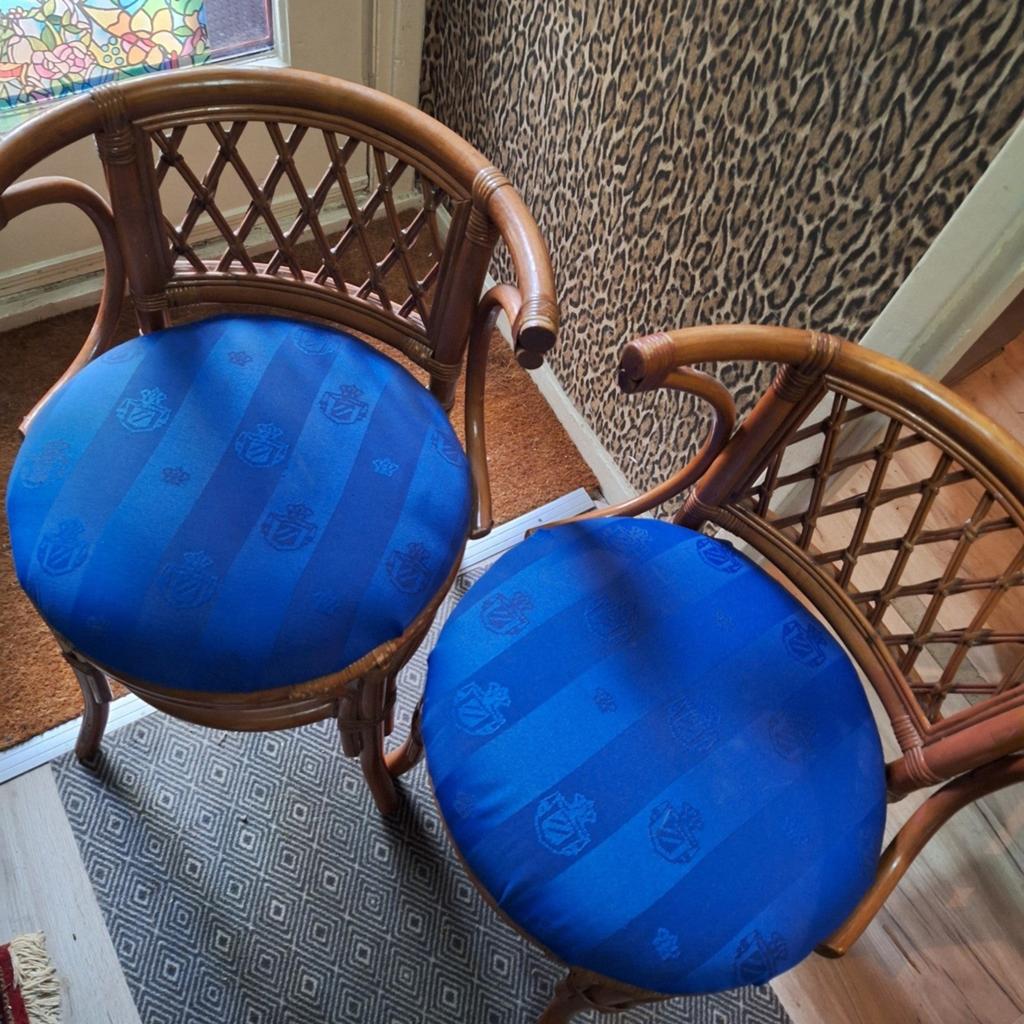Rotan balkonset, Tuin en Terras, Ophalen, Gebruikt, 2 zitplaatsen