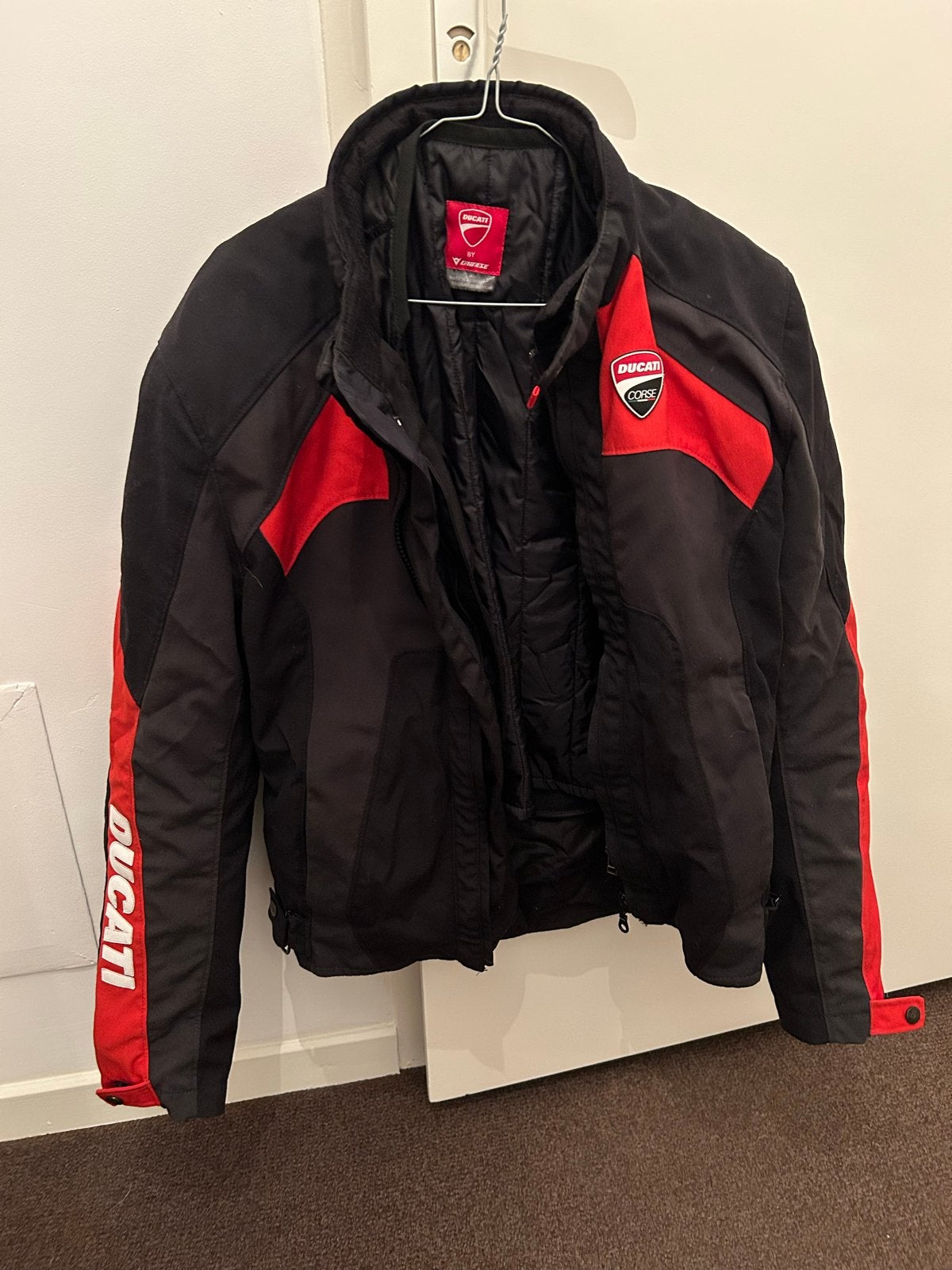 Ducati Corse motorjas met uitneembare binnenvoering mt 50, Ophalen of Verzenden, Tweedehands, Heren, Jas | textiel