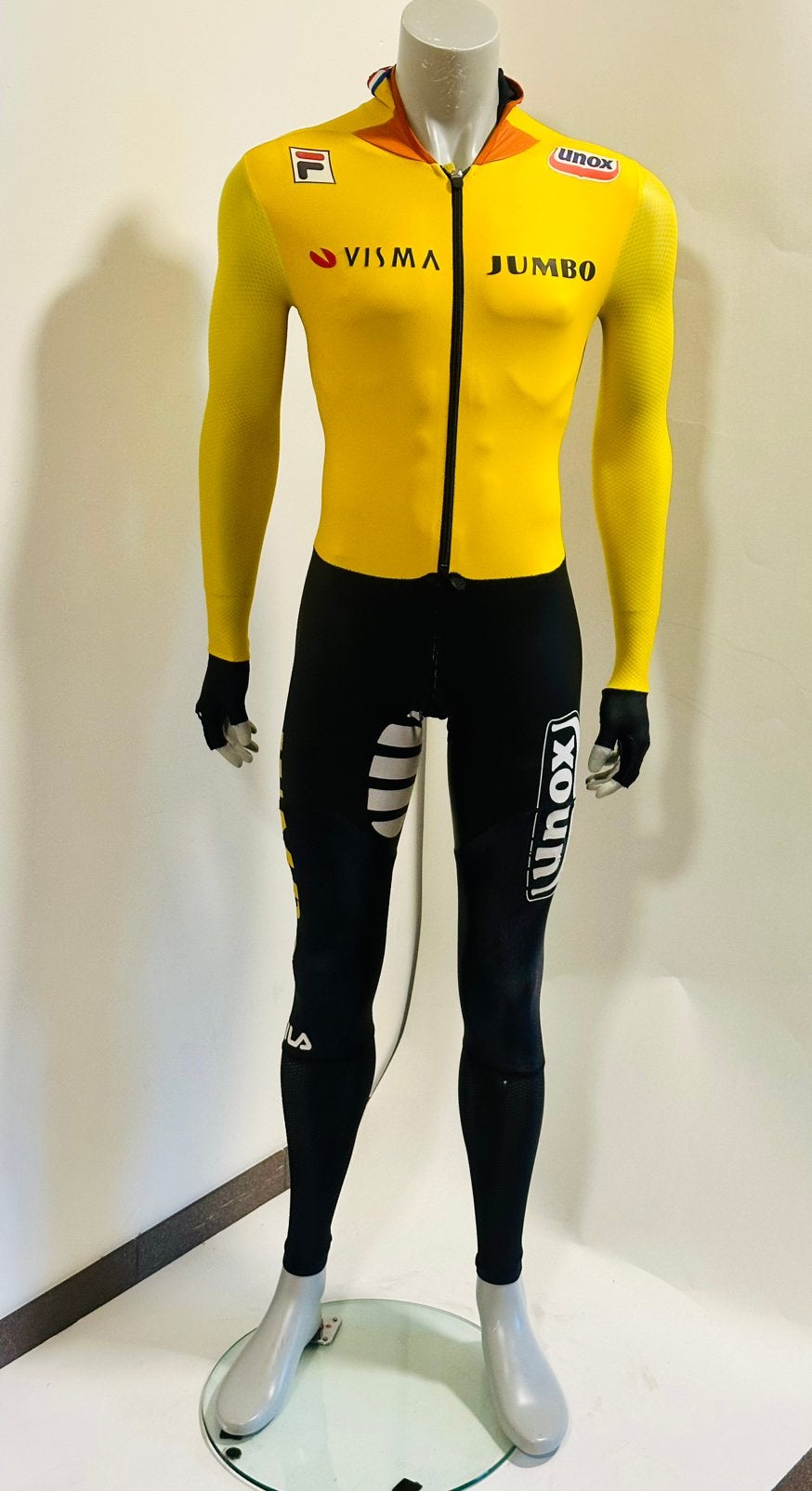 Schaatskleding schaatspak snelpak speedsuit rubber maat M, Ophalen of Verzenden, Zo goed als nieuw