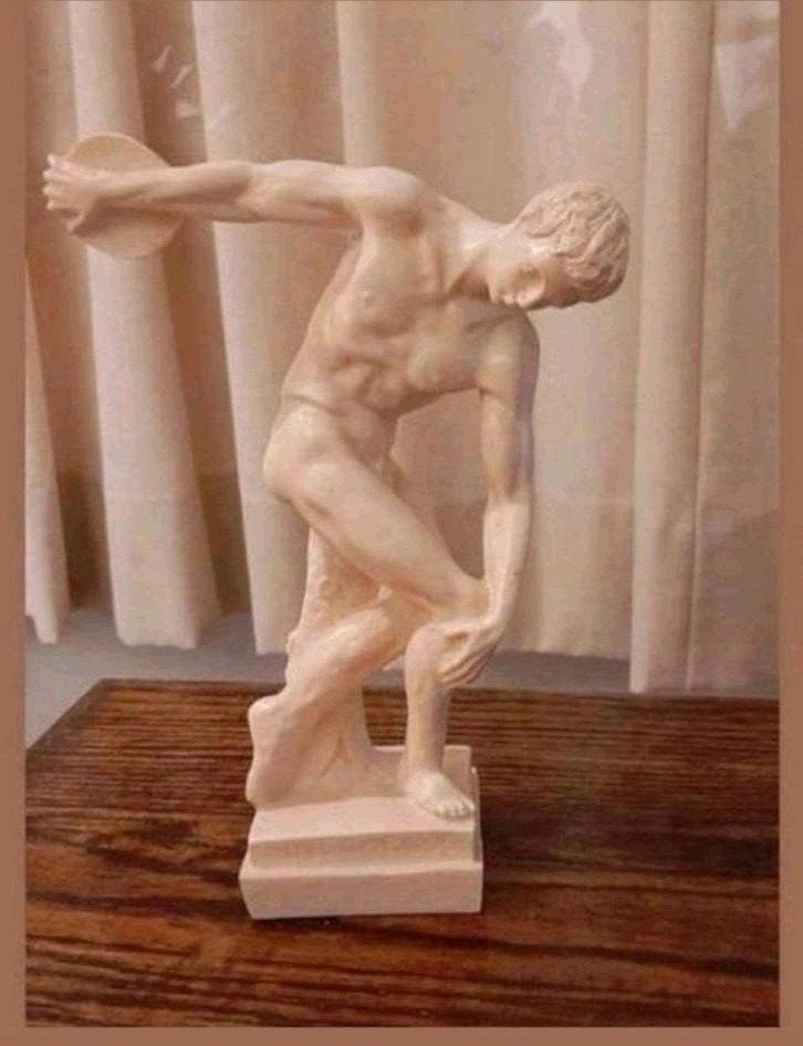 Klassiek beeld van Discuswerper - Griekse mythologie, Ophalen of Verzenden, Zo goed als nieuw