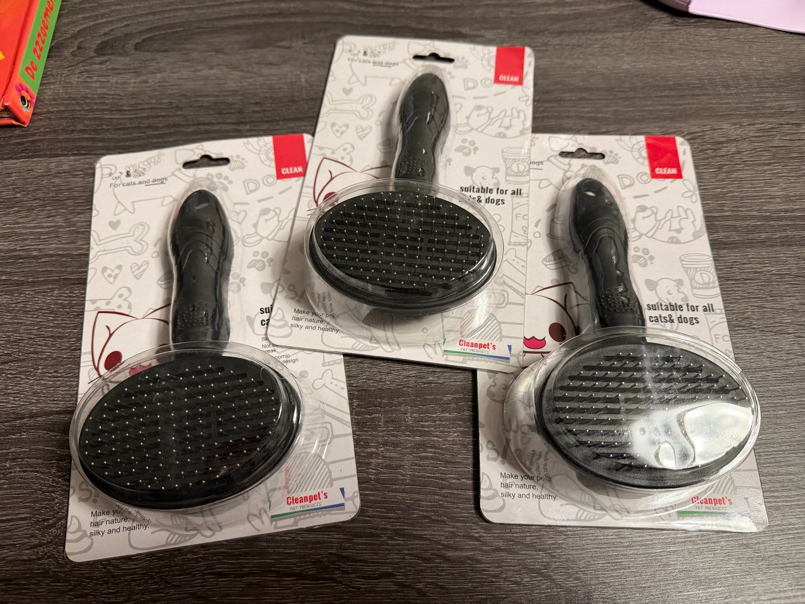 3 borstels voor honden en katten nieuw in verpakking, Ophalen of Verzenden