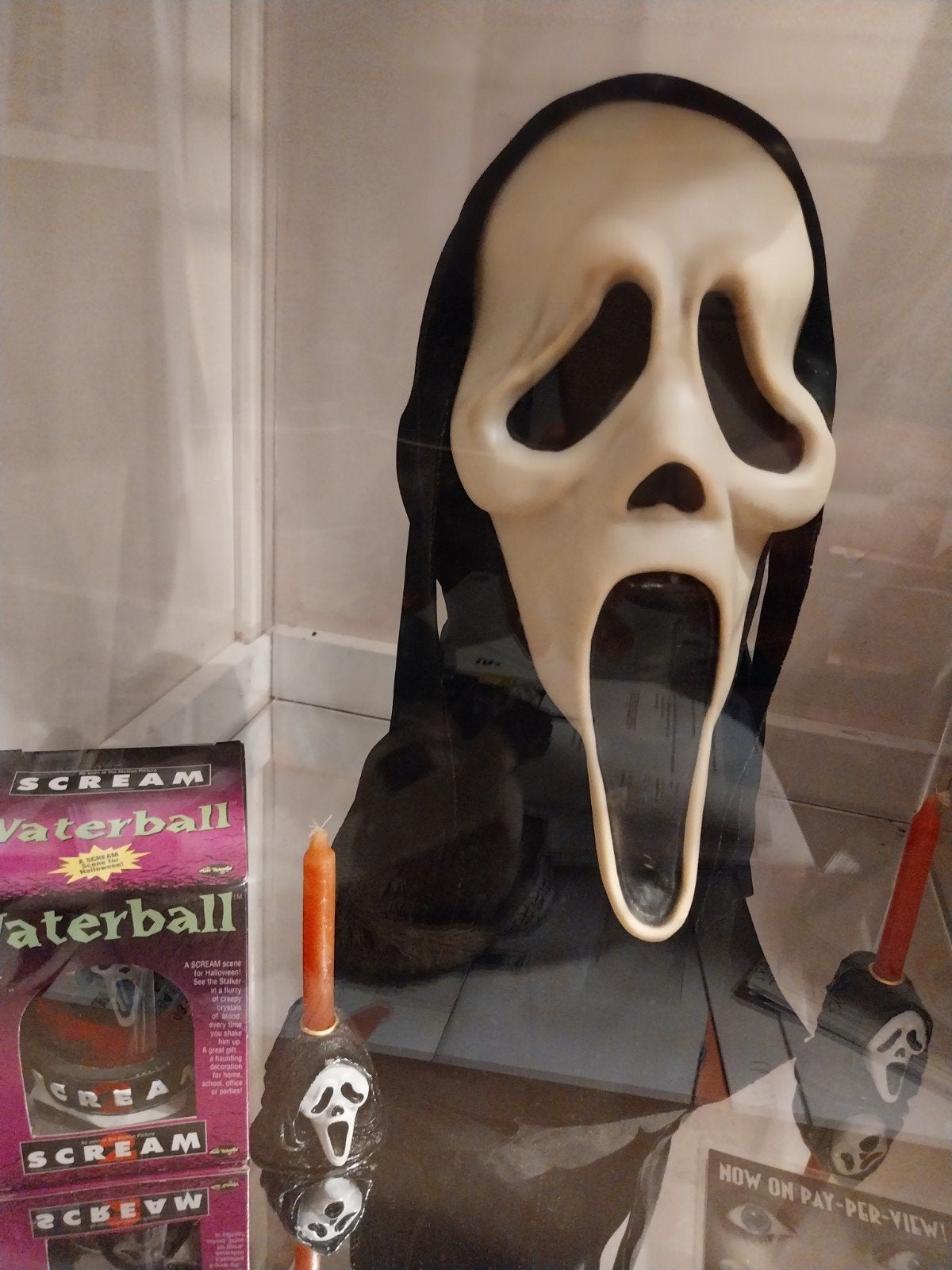 Scream Ghostface masker Gen 2 jaren '90, Verzenden, Gebruikt, Overige typen