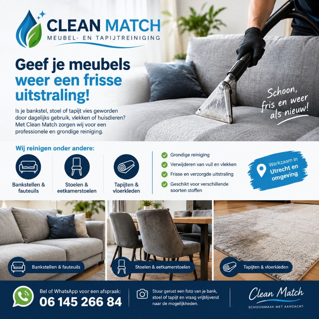 Geef je meubels weer een frisse en schone uitstraling, Vacatures, 33 - 40 uur, Overige niveaus, Overige vormen