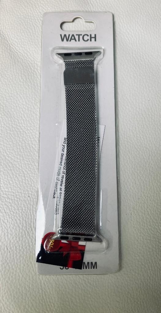 Apple watch strap steel 38mmAp, Apple Watch ⌚️, Verzenden, IOS, Nieuw
