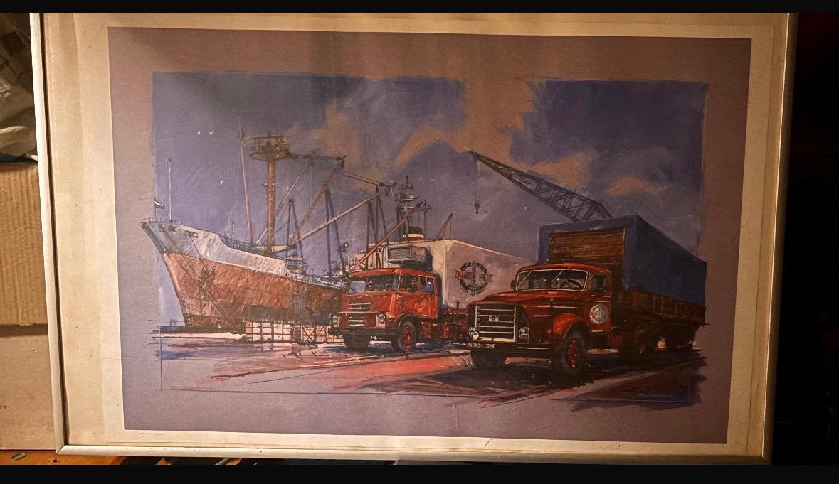 Paul Kerrebijn print in lijst, Ophalen of Verzenden