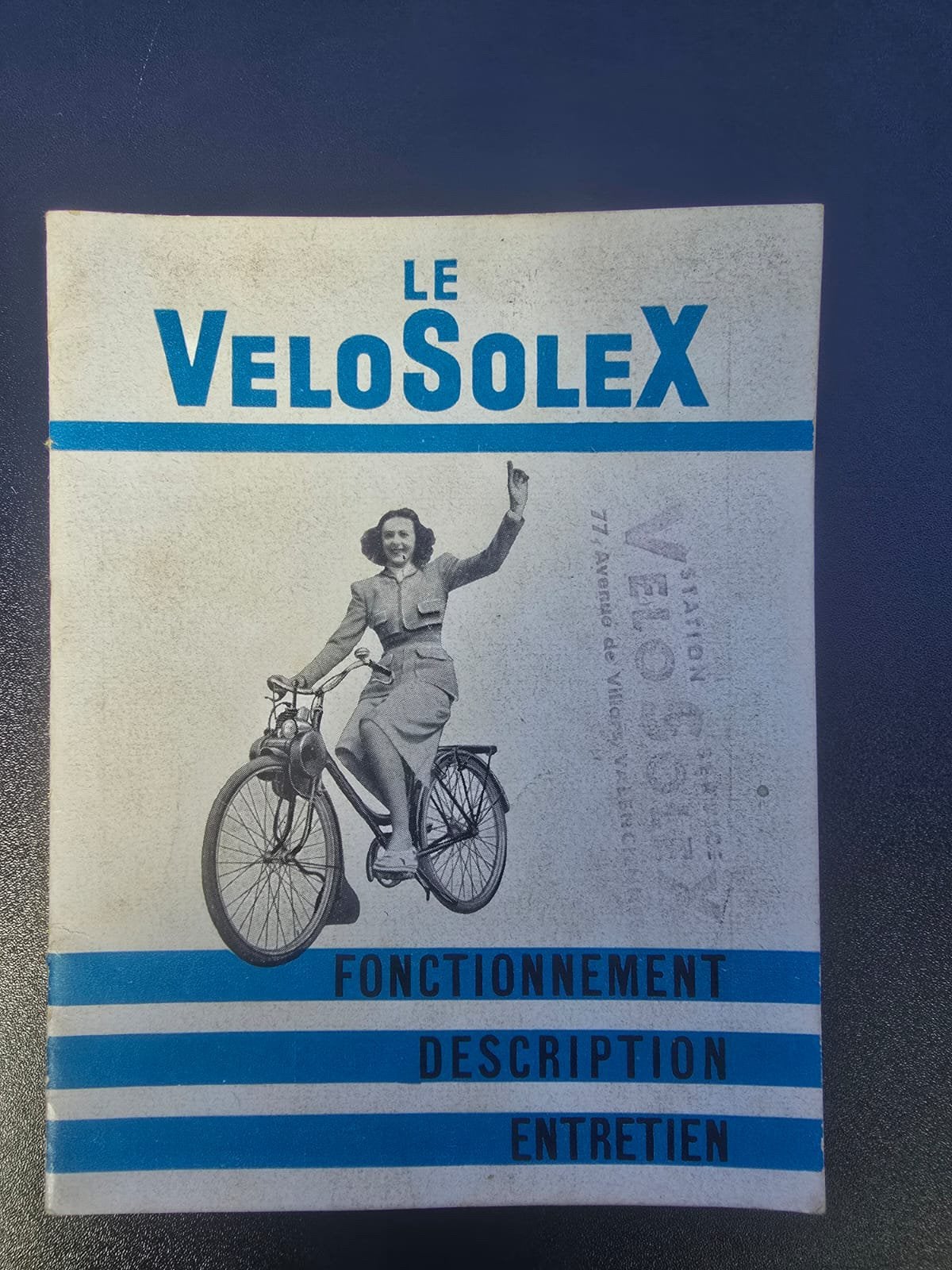 Originele Vintage VeloSoleX Handleiding (Jaren '50), Ophalen of Verzenden, Gebruikt