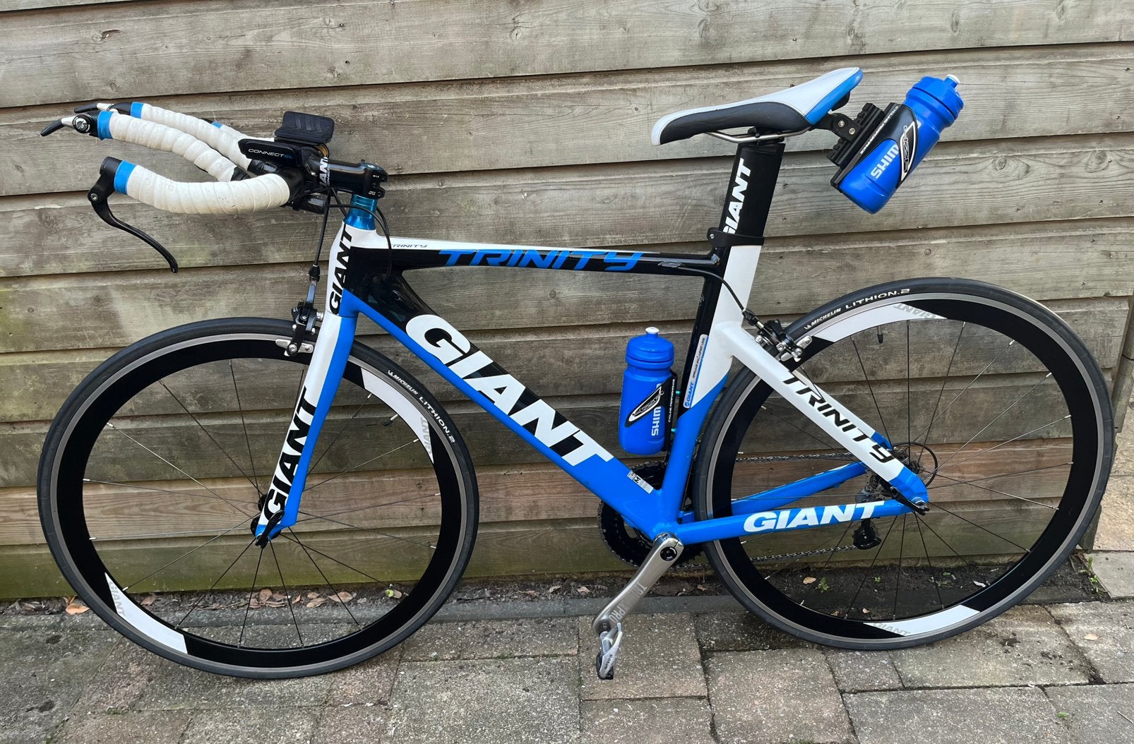 Giant Trinity TT racefiets, nieuwstaat, Fietsen en Brommers, Fietsen | Racefietsen, Aluminium, Zo goed als nieuw, Meer dan 20 versnellingen