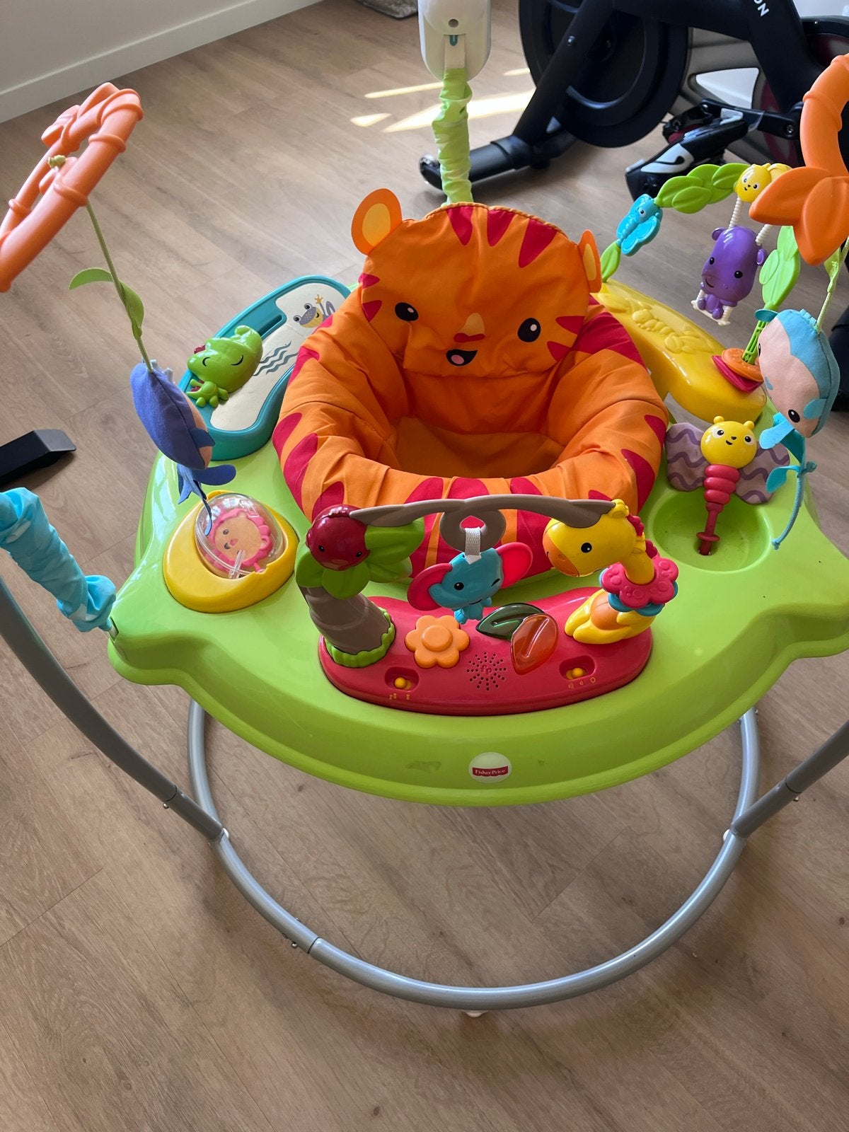 Fisher-Price Jumperoo Tijger Baby Jumper, Kinderen en Baby's, Speelgoed | Babyspeelgoed, Gebruikt, Overige typen, Met licht, Ophalen