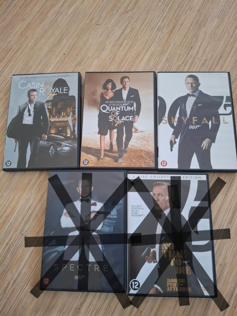 James Bond dvd's Daniël Craig 3 stuks zgan, Cd's en Dvd's, Dvd's | Tv en Series, Vanaf 12 jaar, Ophalen of Verzenden, Zo goed als nieuw