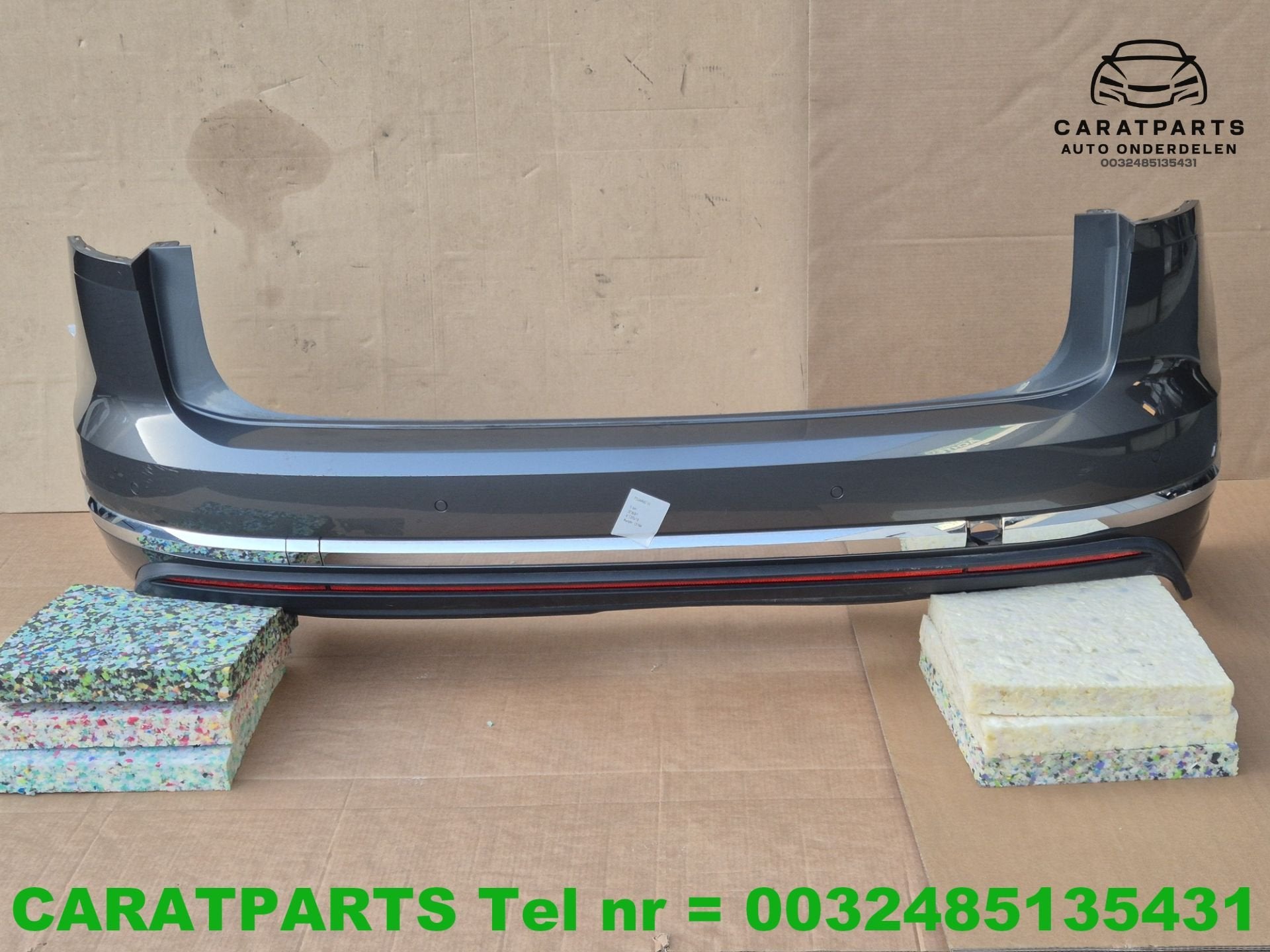 760807568J Volkswagen Touareg achterbumper Touareg 760 CR7, Gebruikt, Volkswagen, Volkswagen AG, Bumper