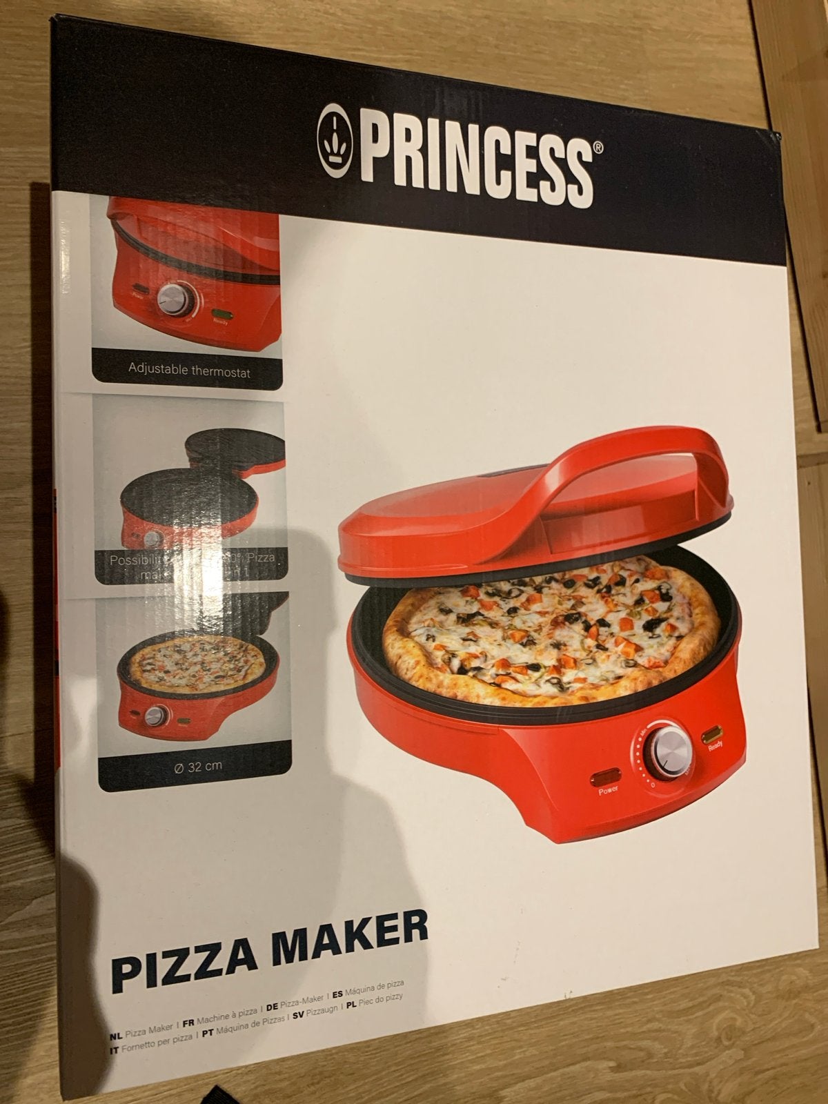Princess Pizzamaker & Grill - 2000W, 32cm, Ophalen of Verzenden, Nieuw