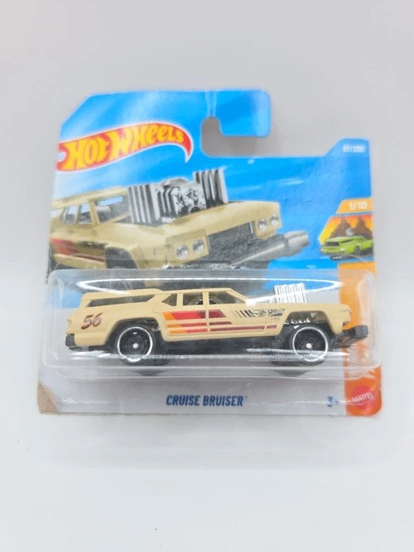 Hot Wheels Cruise Bruiser – Beige – HW Wagons, Hot Wheels, Nieuw, Ophalen of Verzenden, Hot Wheels