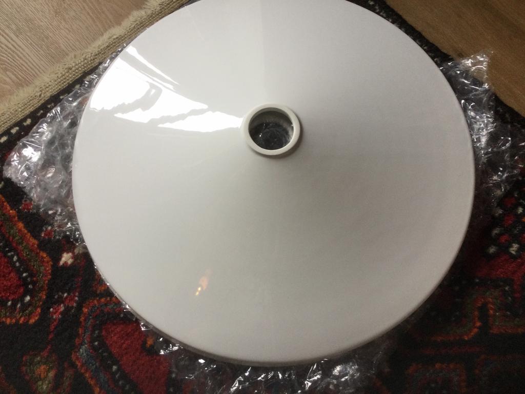 Twee mooie lampen porselein maat kap 45 cm, Ophalen of Verzenden, Zo goed als nieuw, Overige merken