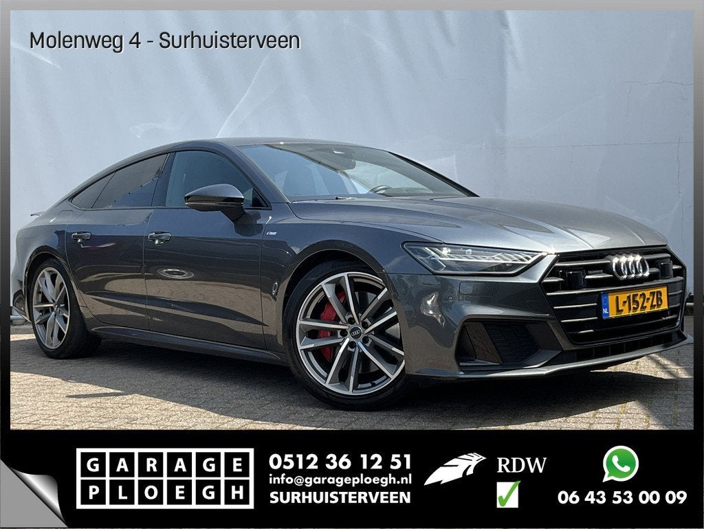 Audi A7 Sportback 55 TFSI E Quattro PHEV Competition S-Line, Auto's, Audi, Gebruikt, Euro 6, Bedrijf, Vierwielaandrijving