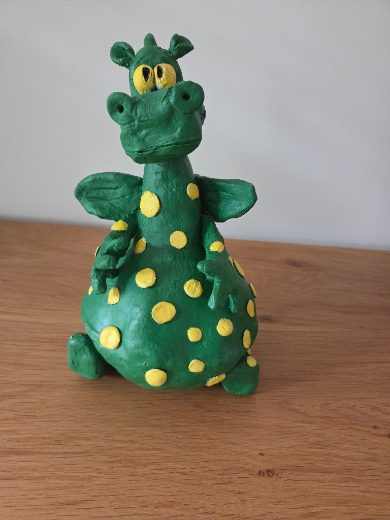 Grappig draakje, Ophalen, Groen, Overige materialen, Overige stijlen