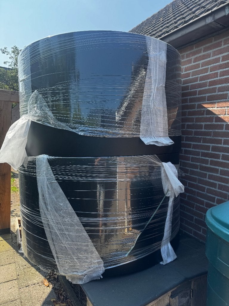stalen bloembakken, Tuin en Terras, Ophalen, 100 cm of meer, Rond, Nieuw