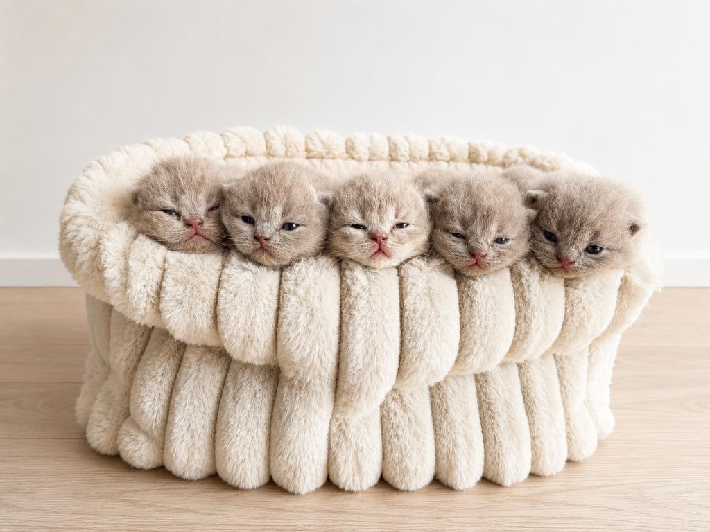 Britse Korthaar Kitten lilac, Dieren en Toebehoren, Katten en Kittens | Raskatten | Korthaar, Meerdere dieren, 0 tot 2 jaar, Ontwormd
