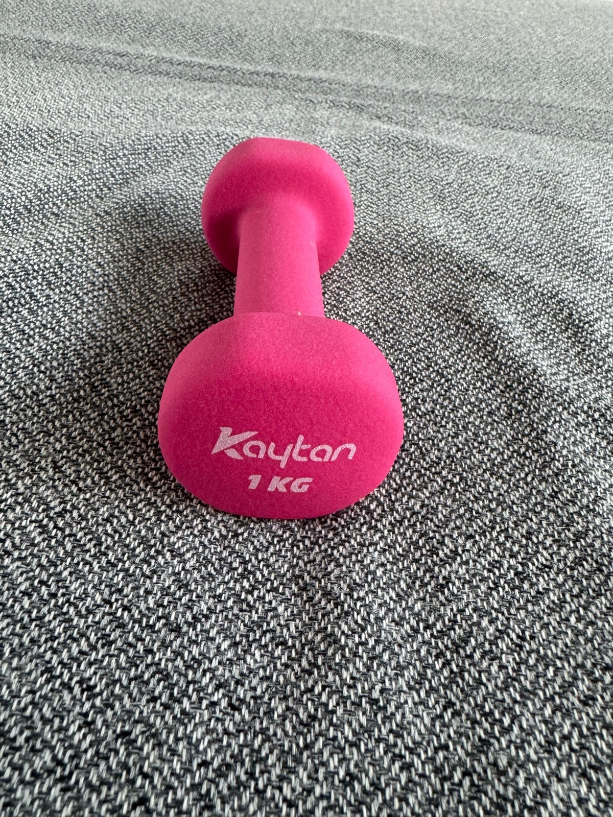 Kaytan Dumbbell 1 KG - Roze, Sport en Fitness, Ophalen of Verzenden, Zo goed als nieuw, Armen, Dumbbell