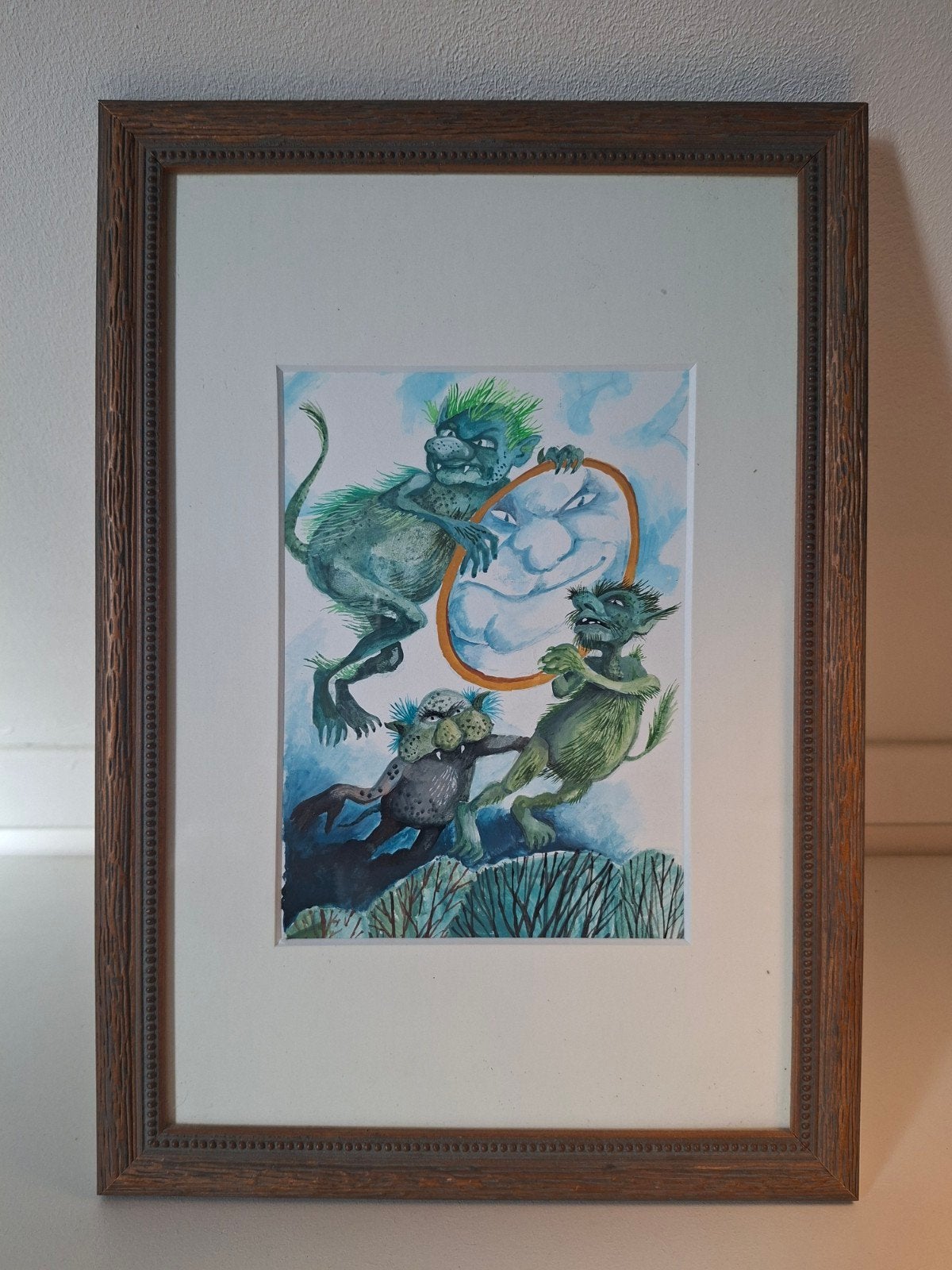 Schilderij Bab Siljee gesigneerd, Antiek en Kunst, Ophalen of Verzenden