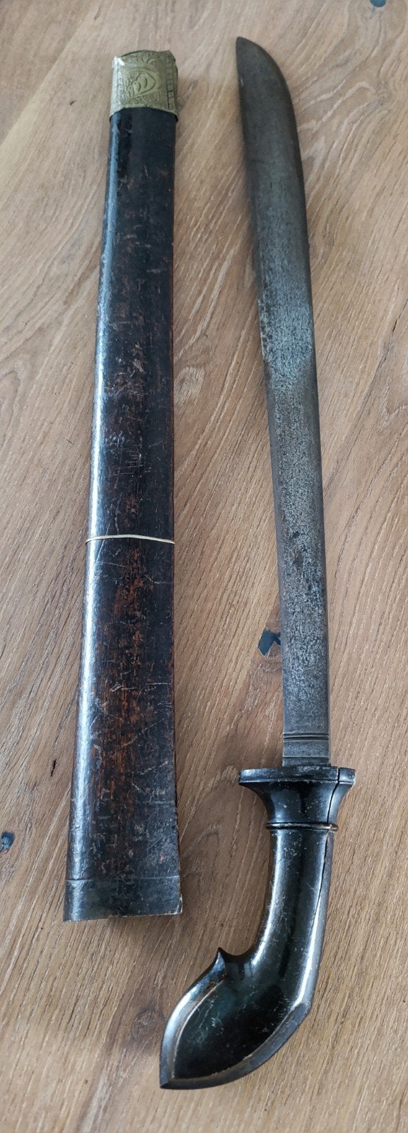 Antieke Indonesische Klewang /Pedang (zwaard), Ophalen of Verzenden, Landmacht, Azië, Zwaard of Sabel