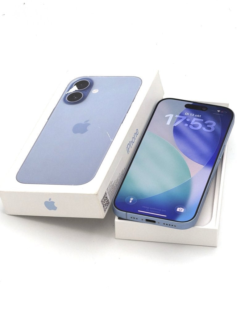 Prachtige iPhone 17 Blue 256GB, met 100% batterijconditie, Telecommunicatie, 256 GB, Apple, ., Ophalen of Verzenden