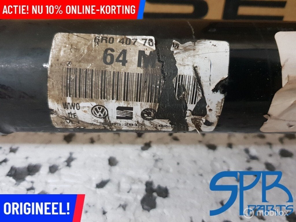 POLO 6R GTI Aandrijfas LINKS 6R0407761M 6R0 407 761M 64MT, Audi, Gebruikt, Audi, Ophalen of Verzenden