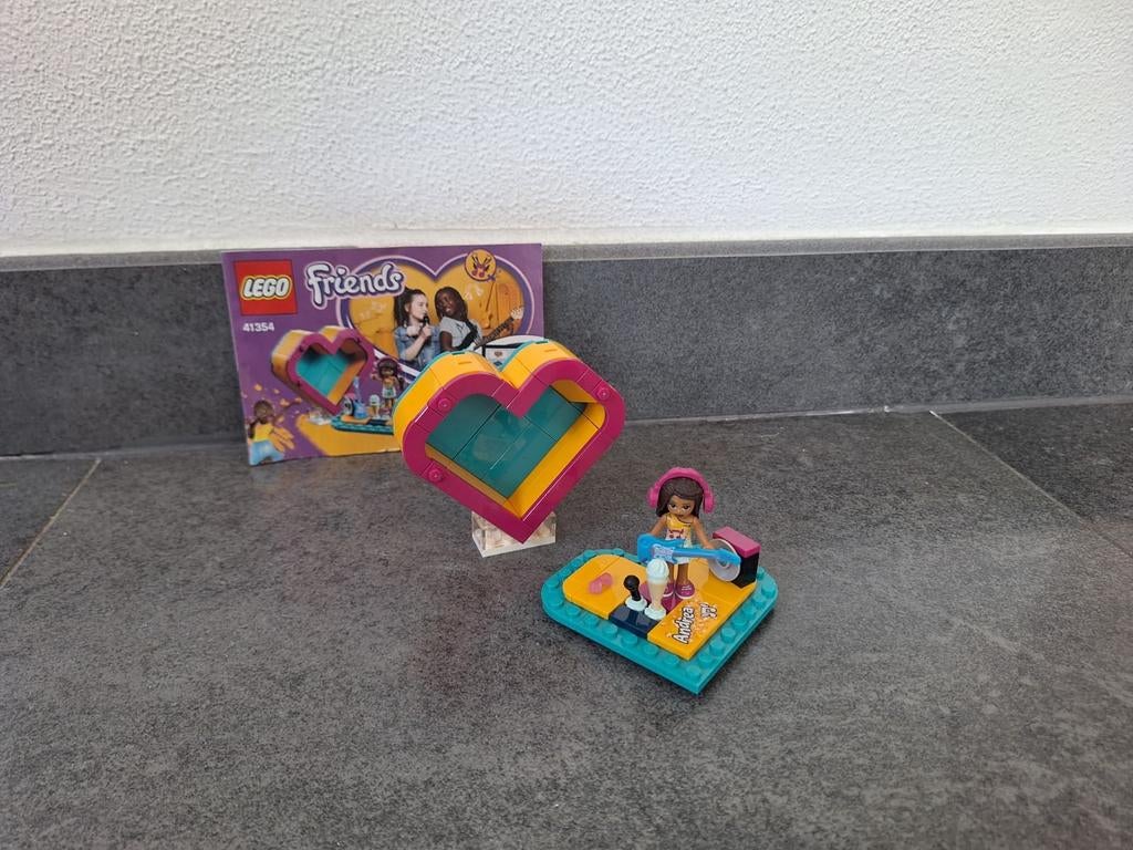 Lego Friends 41354 Andrea's Hartvormige Doosje zonder doos, Compleet, Lego, Friends, Ophalen of Verzenden